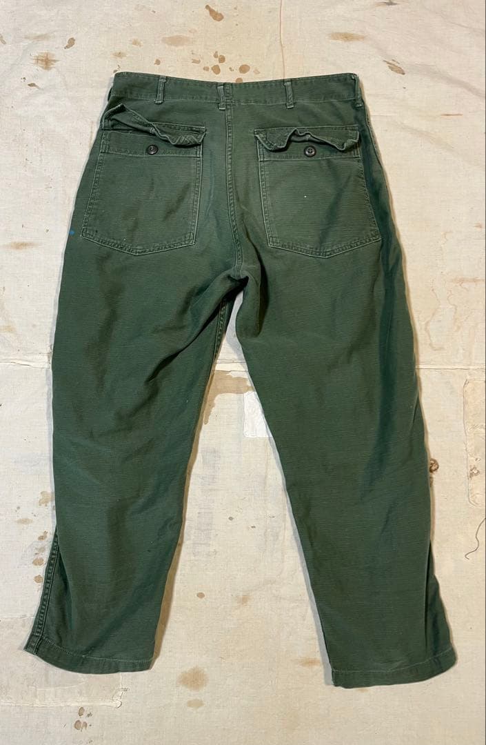 70s ベイカーパンツU.S.ARMY W34 l29 ペンキ跡