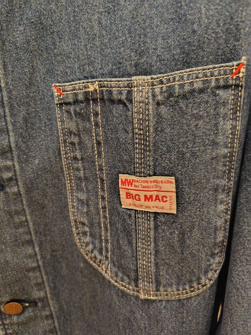 BIG MAC デニムカバーオール サイズ38