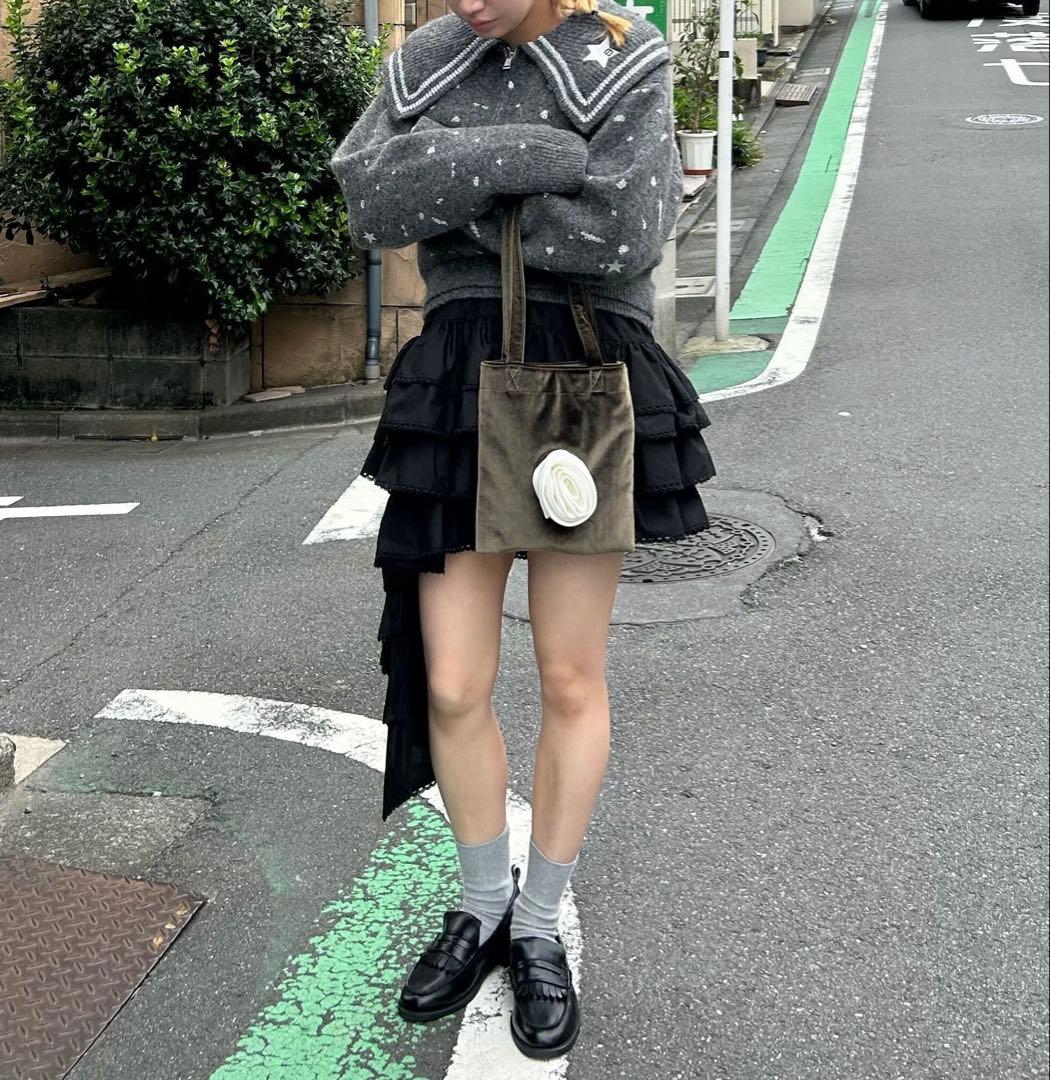 スカート bibiy PATTY RUFFLE SKIRT