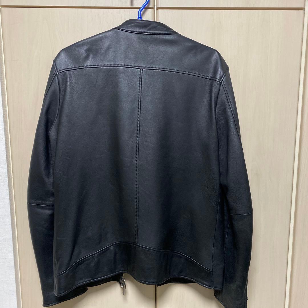 UNITED TOKYO レザージャケット シングル 羊革 本革 ブラック L