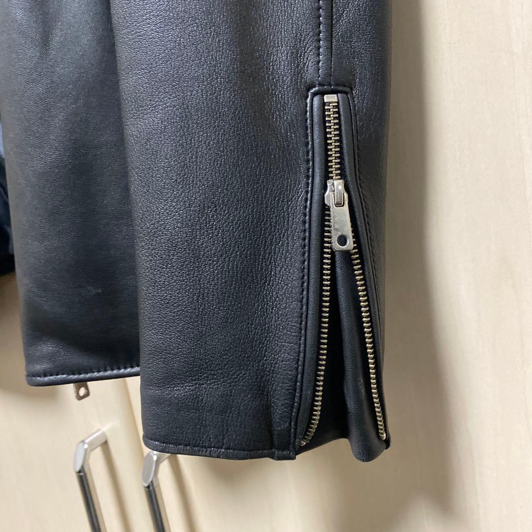 UNITED TOKYO レザージャケット シングル 羊革 本革 ブラック L