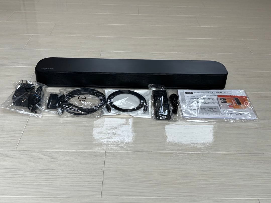 【再値下げ】FUNLOGY Soundbar black サウンドバー