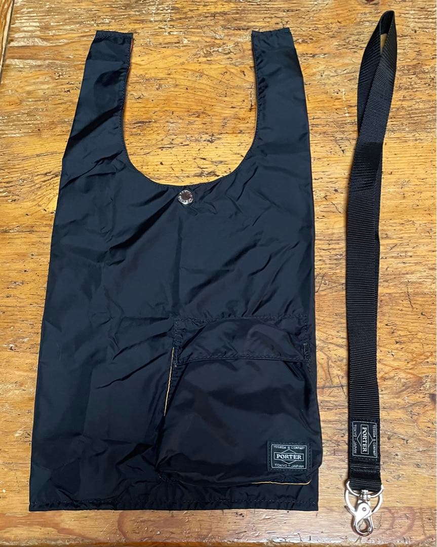 美品 PORTER GROCERY BAG エコバッグ ブラック 完売品