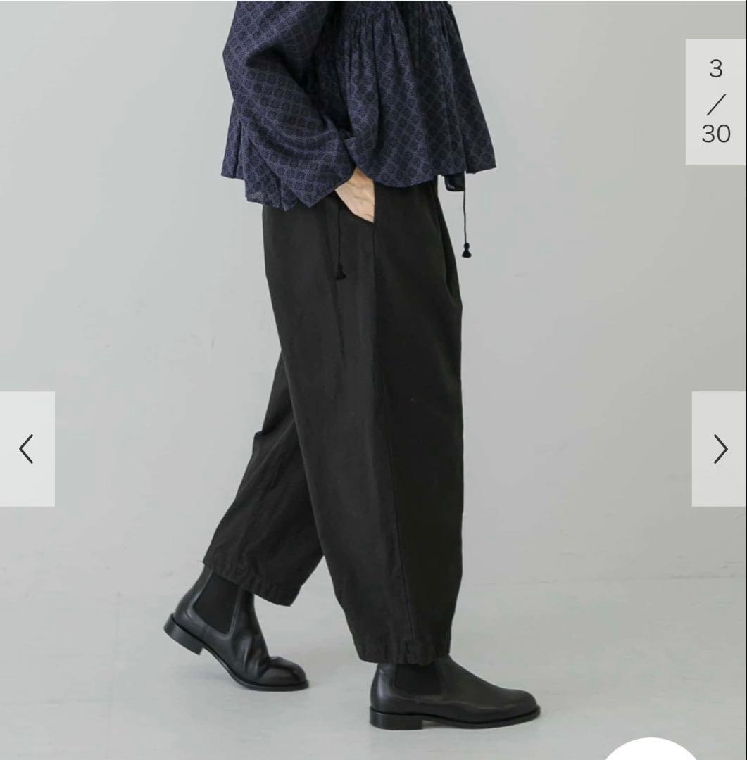 新品未使用かぐれコットンクロップドパンツ