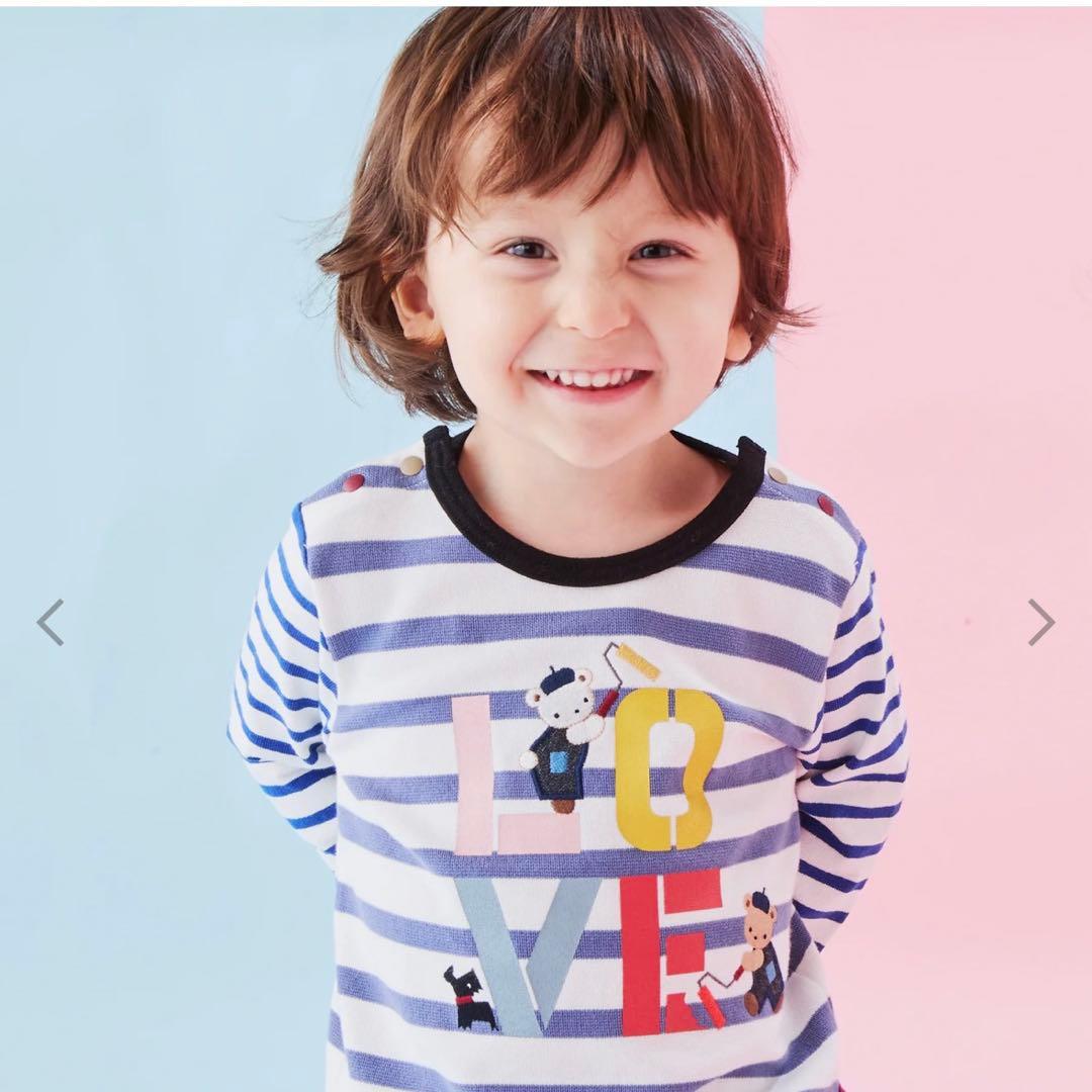 ファミリア　1月新作Tシャツ　新品タグ付き未開封　100サイズ