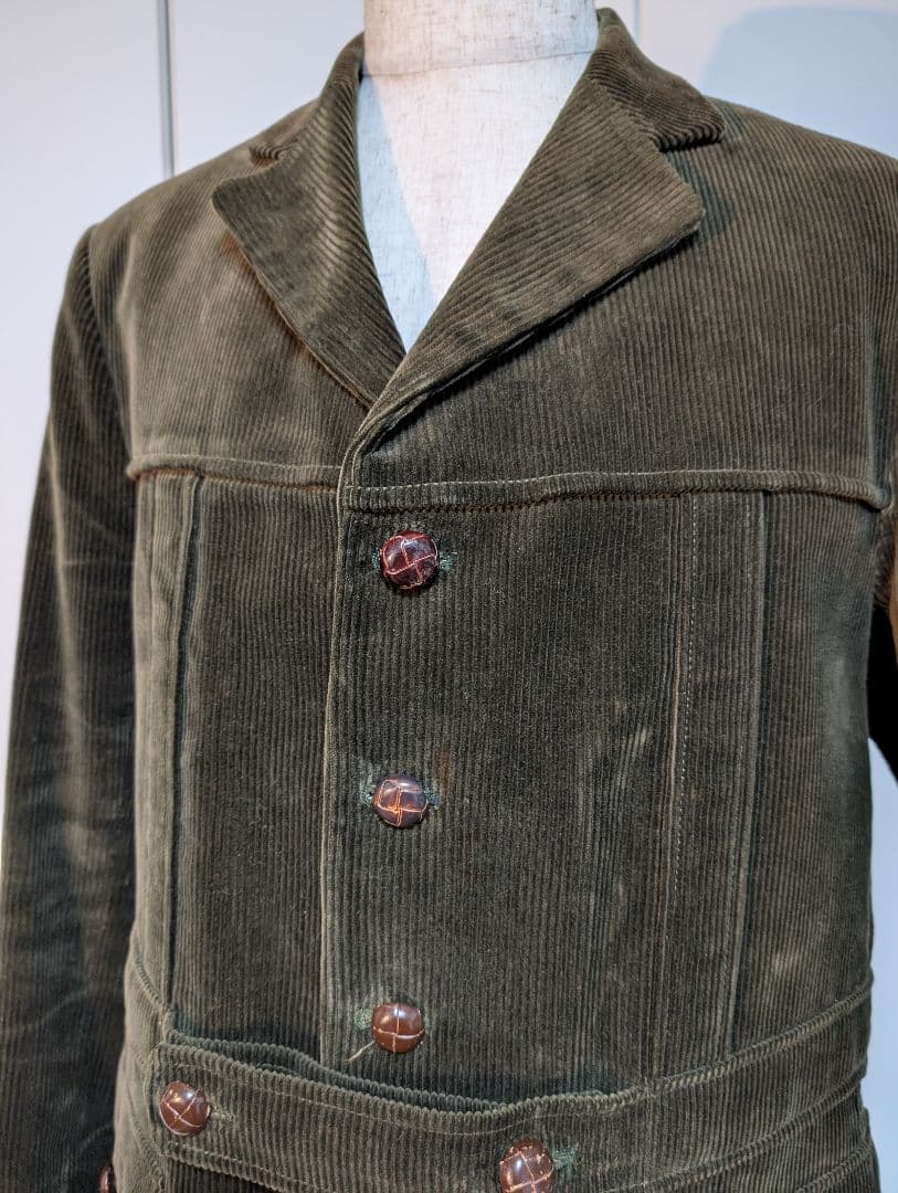 60's FOXLEY コーデュロイ ノーフォークジャケット イングランド製