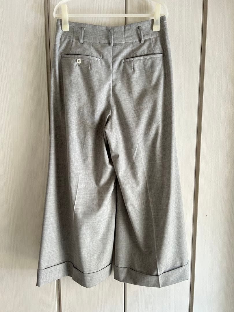 コムデギャルソン　グレー ワイドパンツ