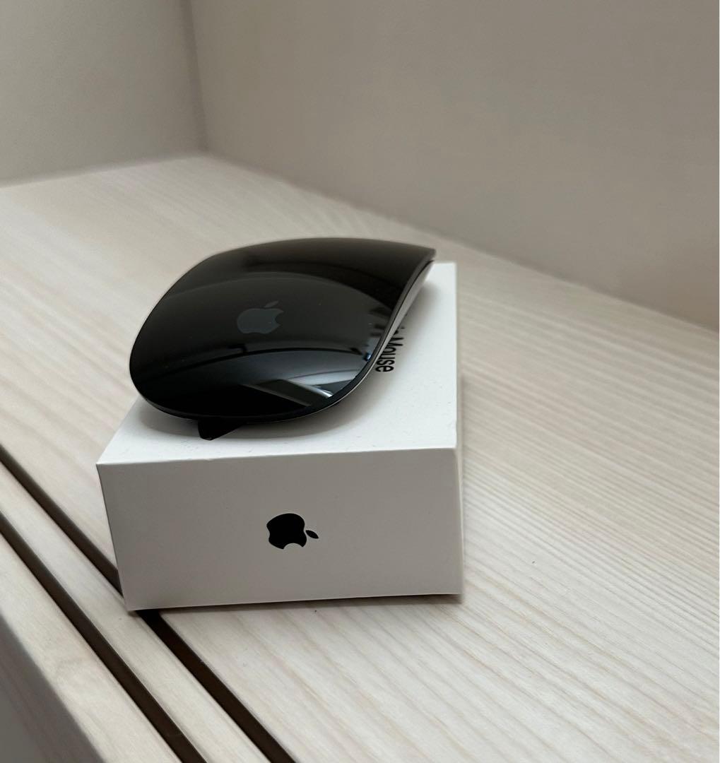 美品 Apple Magic Mouse ブラック 箱・説明書付