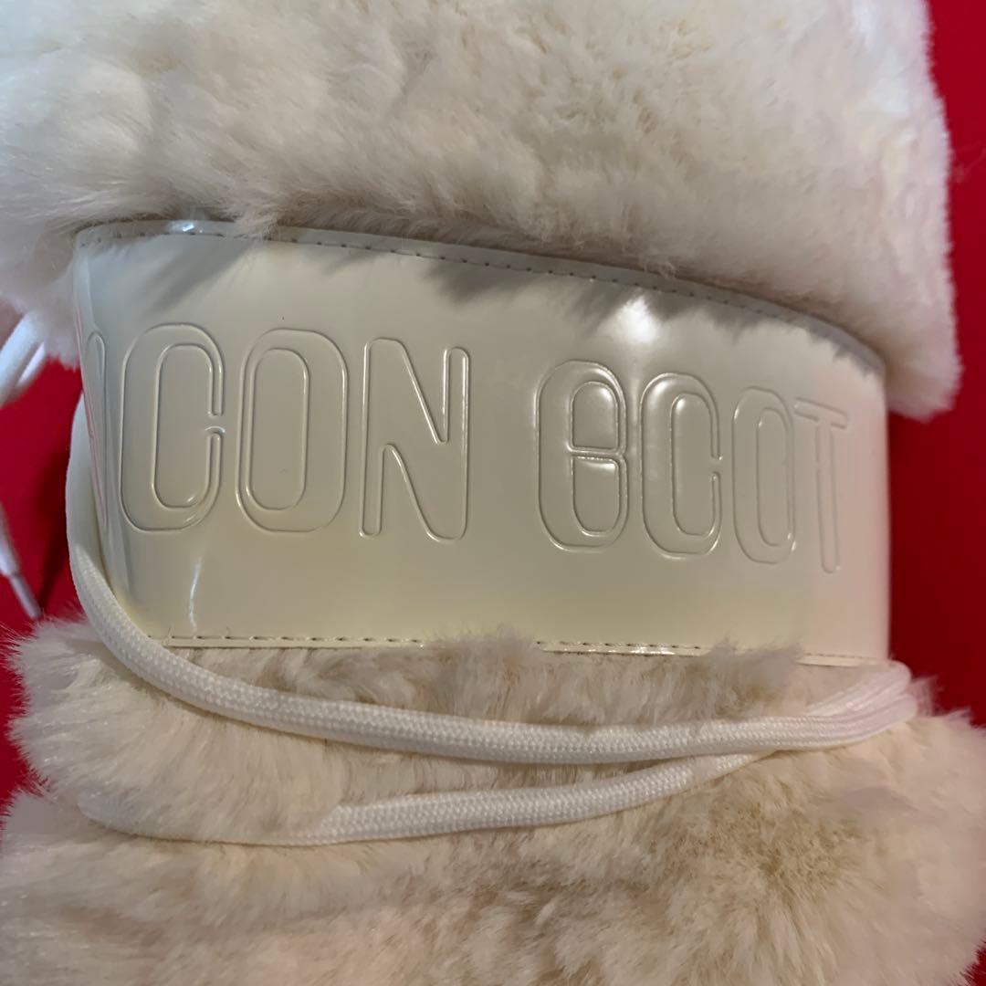 MOON BOOT ホワイト ムートンブーツ サイズ38