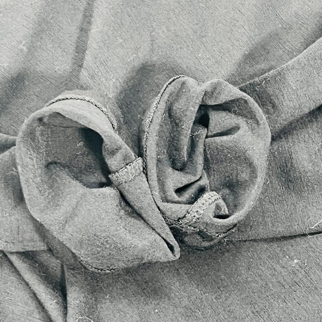 【トリコ コムデギャルソン】トップス アシンメトリー 変形 ブラック S~M