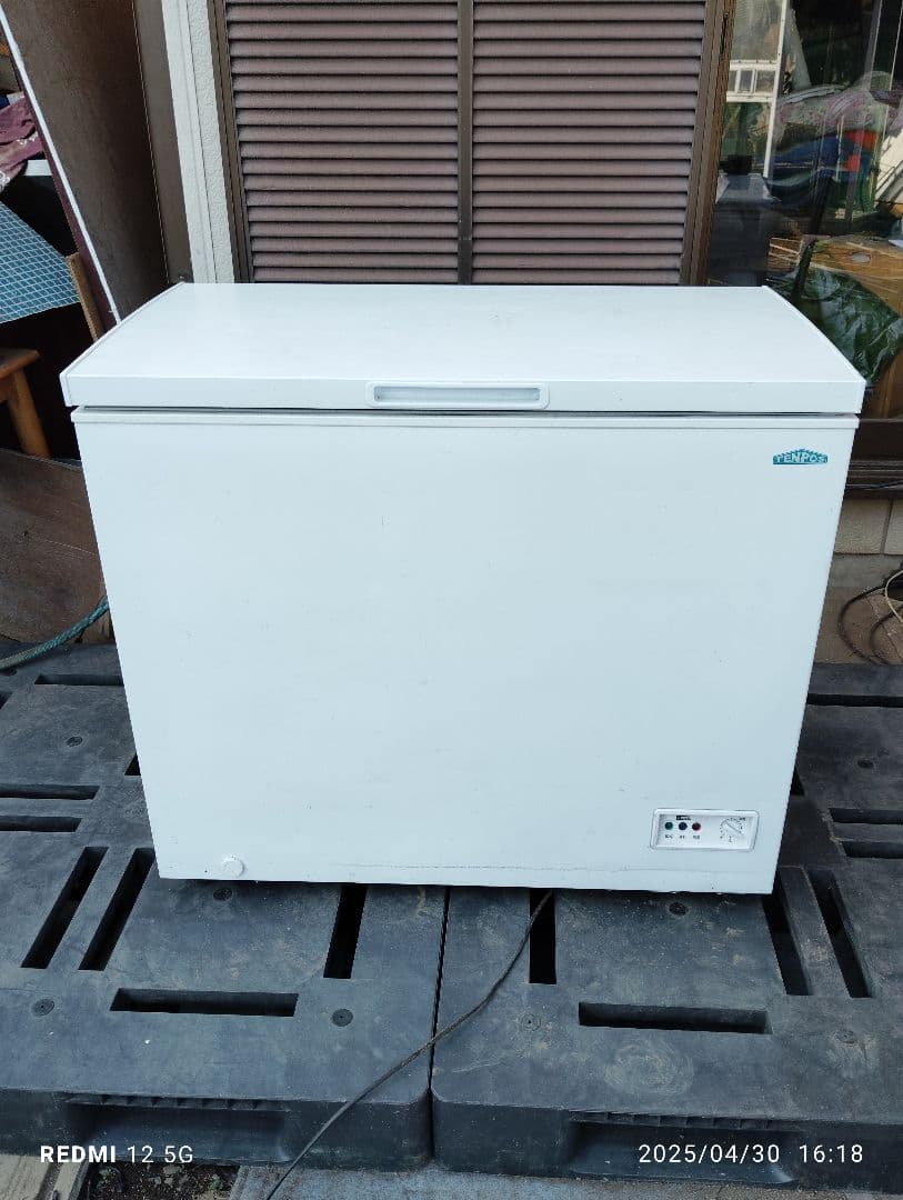 エリア限定　TENPOS 冷凍ストッカー 中古　tbcf−190−rh