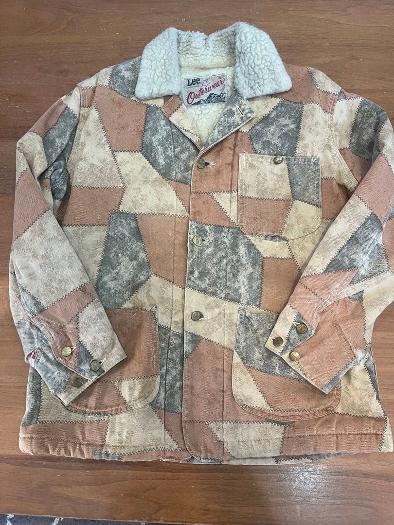 【値下げ中】70s Lee ヴィンテージ パッチワークボアジャケット