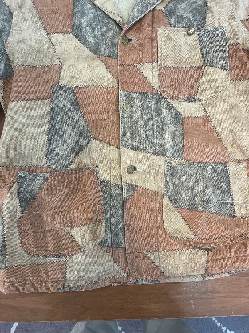 【値下げ中】70s Lee ヴィンテージ パッチワークボアジャケット