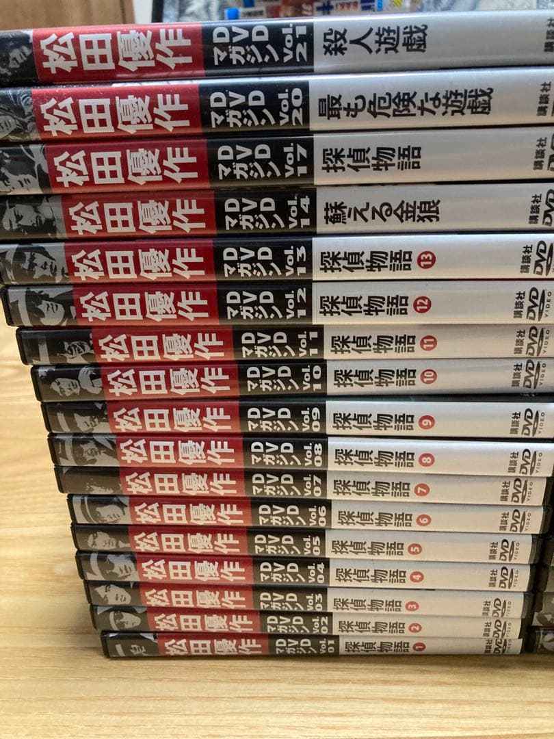 W) 松田優作DVDマガジン DVDセット