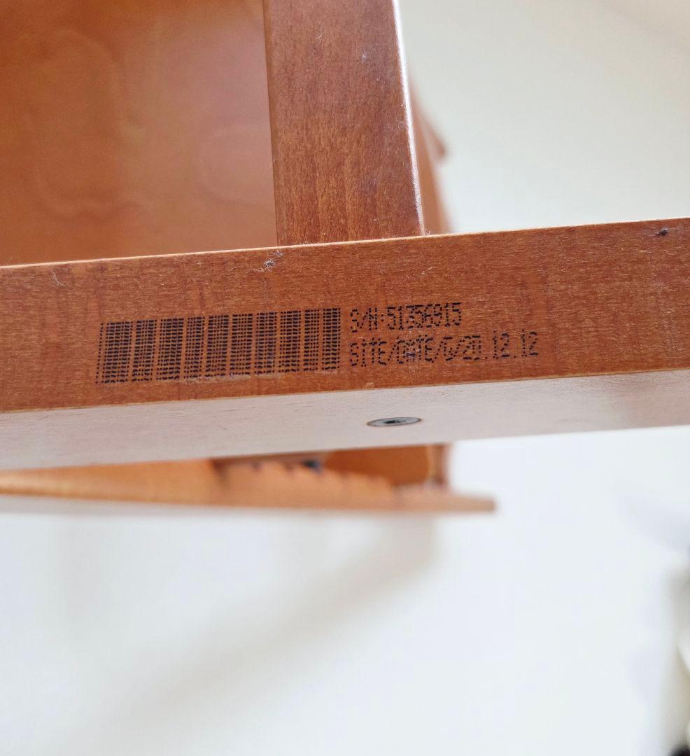 STOKKE シリアル5〜 ベビーチェア 付属品有り 木製 チェリー色