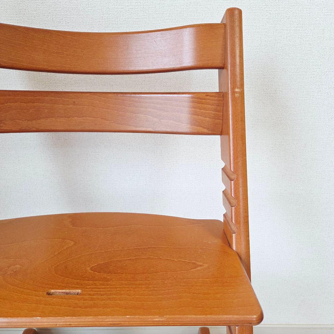 STOKKE シリアル5〜 ベビーチェア 付属品有り 木製 チェリー色