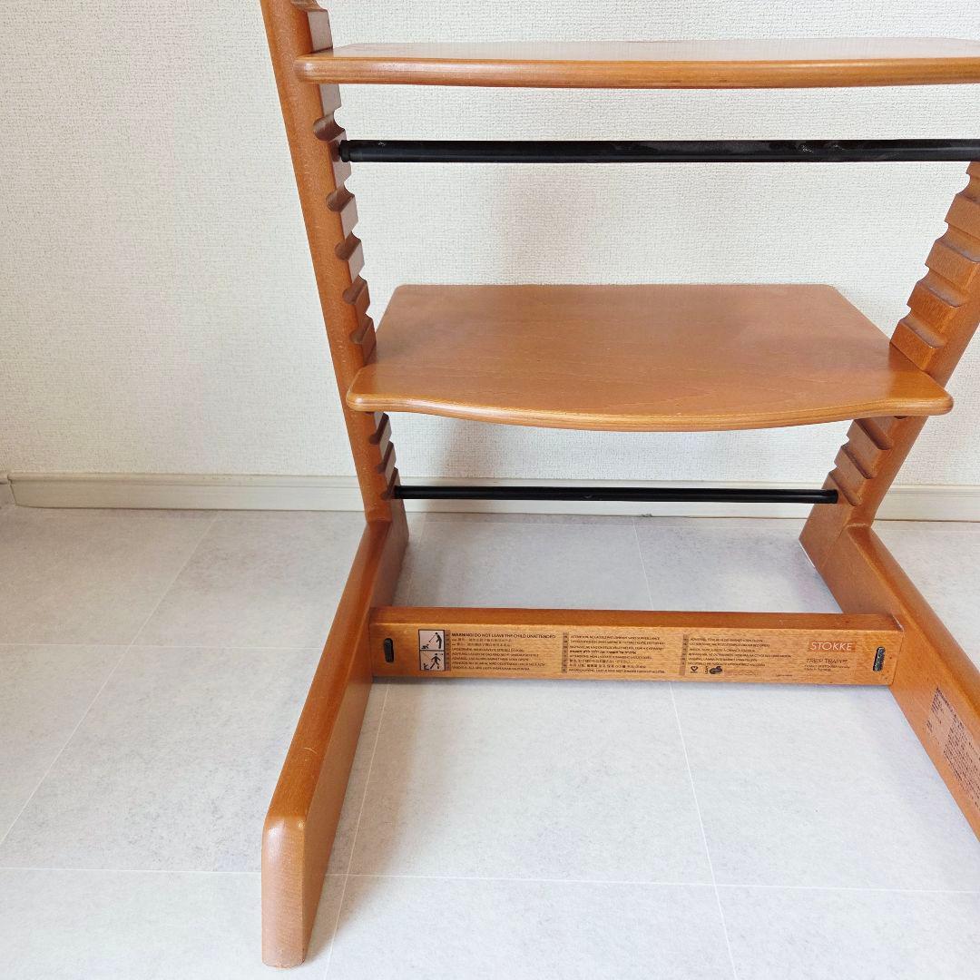 STOKKE シリアル5〜 ベビーチェア 付属品有り 木製 チェリー色