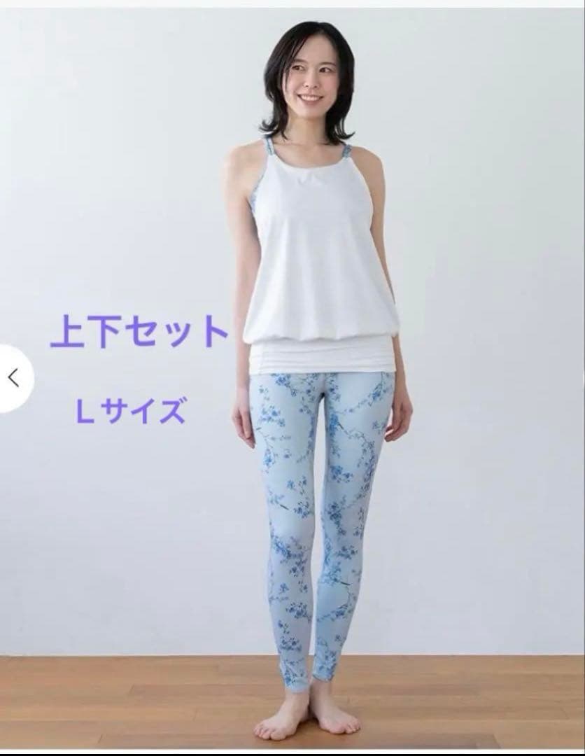 【SUKALA】スプリングフラワー　上下セット　Ｌサイズ