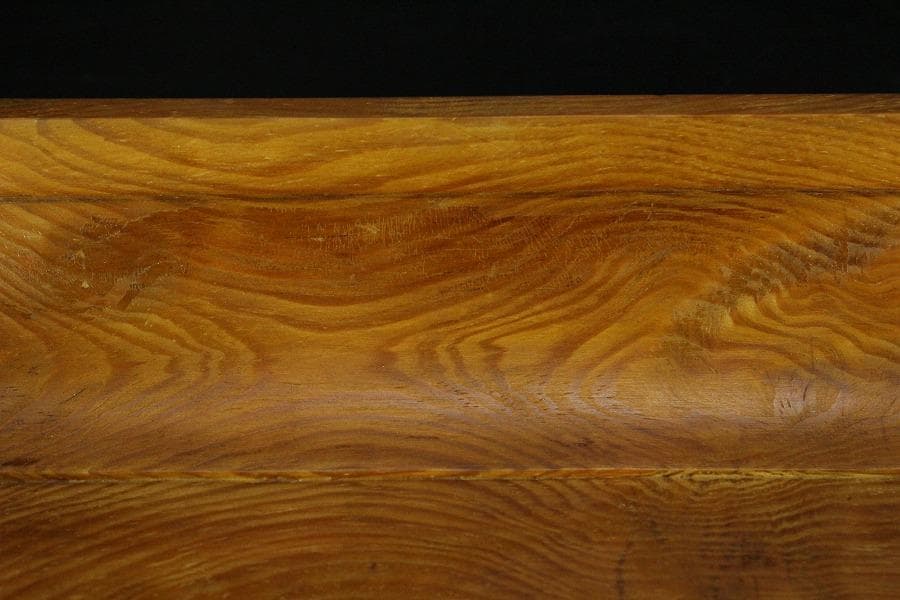 煎茶 松合利盆 古材 刳り貫き 盆 莨盆 作美 共箱(K-RC948)