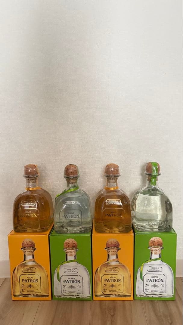Patrón テキーラセット 750ml 4本セット