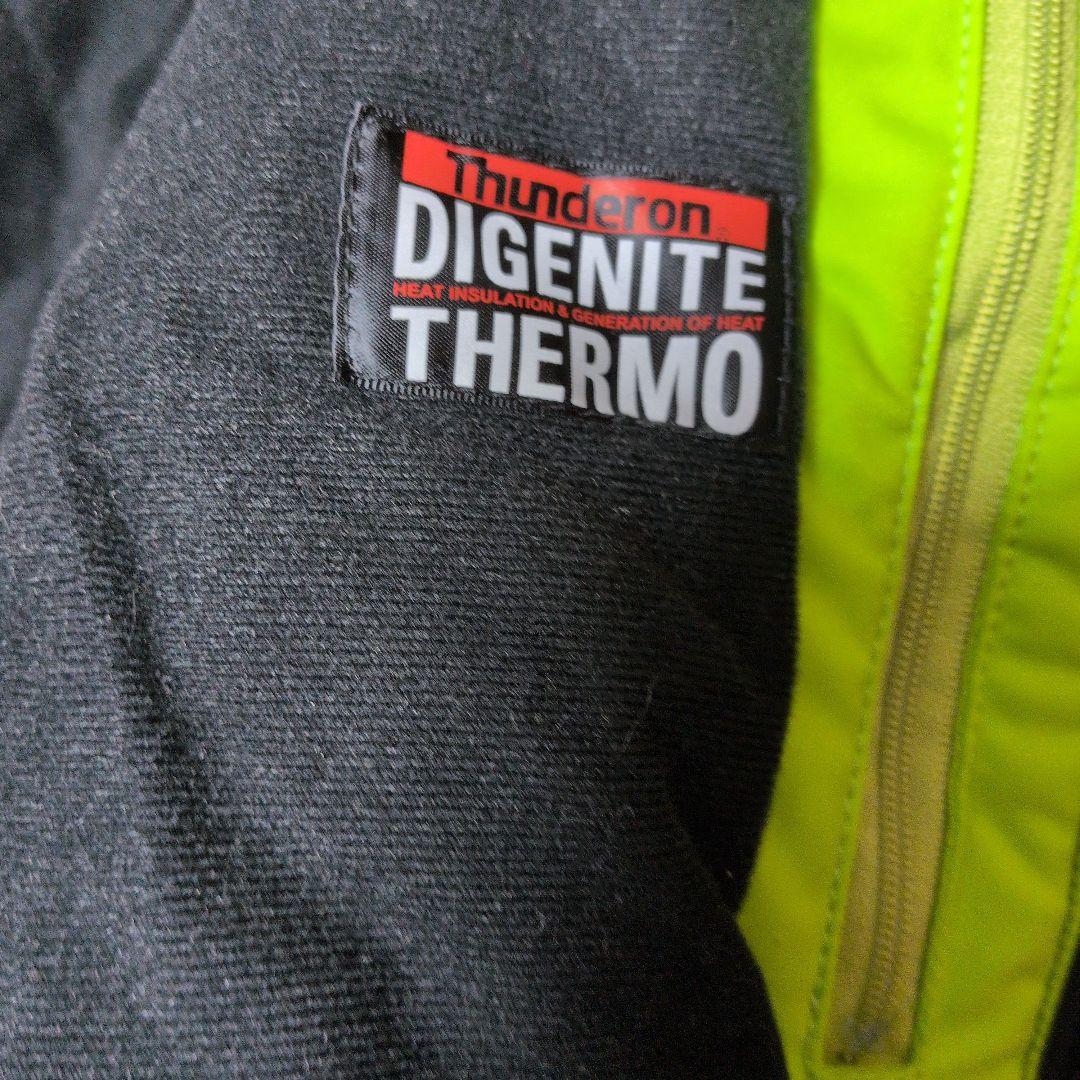 phenix スキーウェア ブラック/イエロー チェック柄　上下セットМサイズ