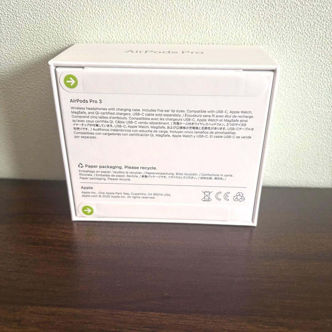 新品 未開封Apple AirPods Pro 3 第三世代