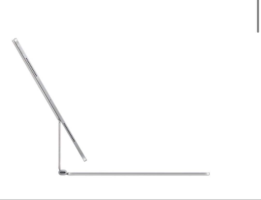 iPadケース ホワイト 日本語キーボード付き