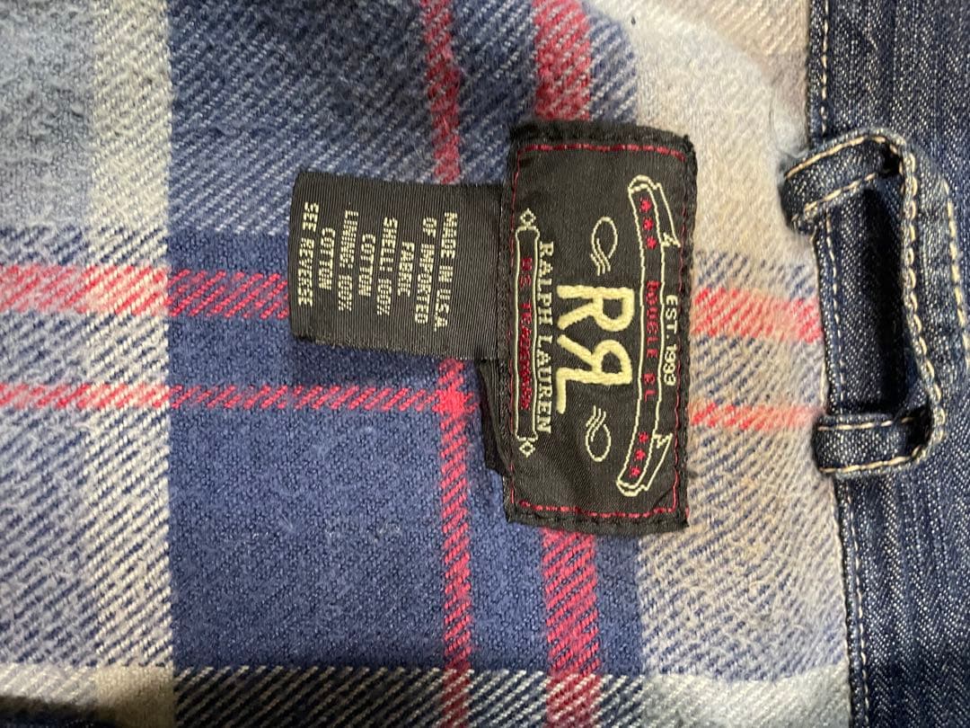 RRL ラルフローレンダークブルーデニムジャケット MADE IN USA