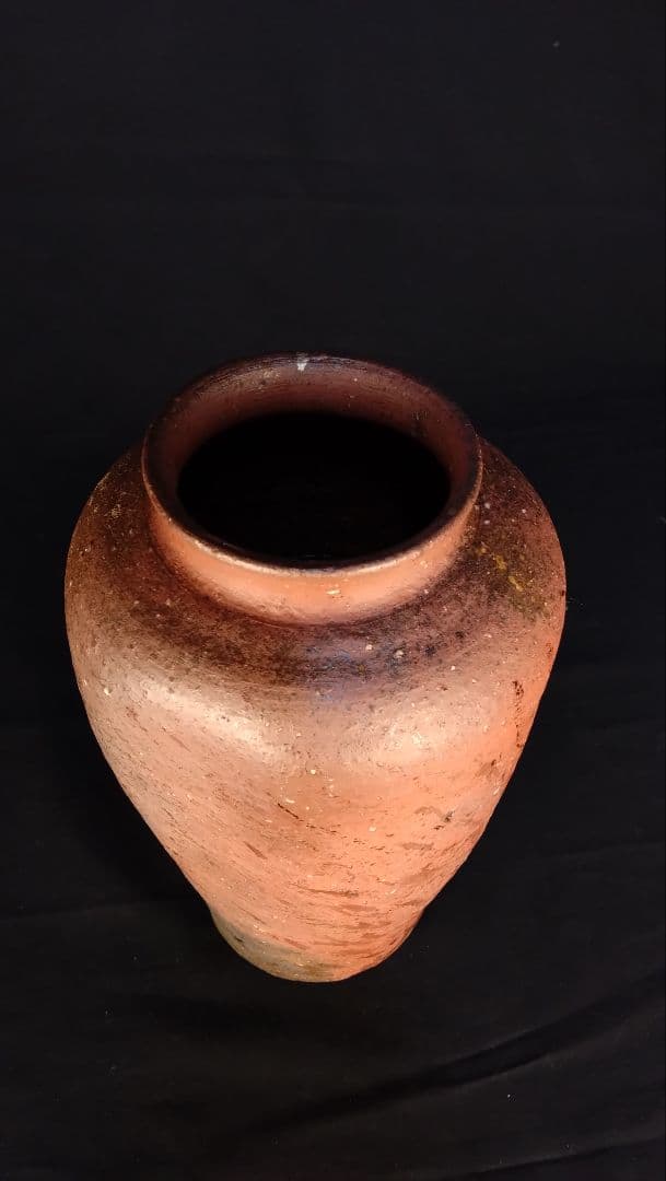 備前焼 南蛮手花生 古備前 錫繕い 漆繕い 古美術 桃山 江戸 花器 壷