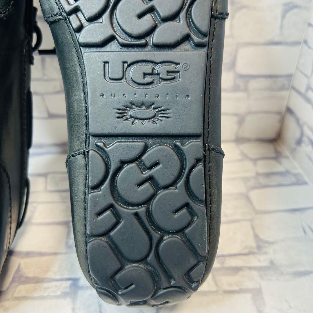 美品 UGG アグ ドライビングシューズ モカシン ブラック 28㎝