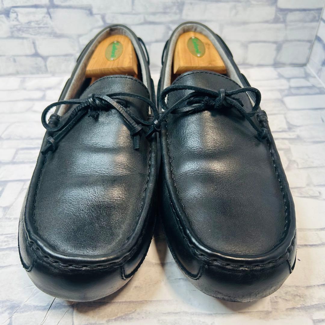 美品 UGG アグ ドライビングシューズ モカシン ブラック 28㎝