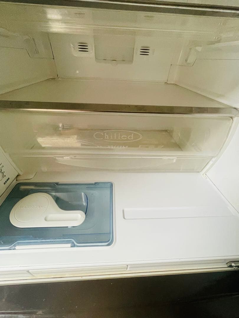 ファミリー用　401L 三菱　大型冷蔵庫 木目調　ブラウン