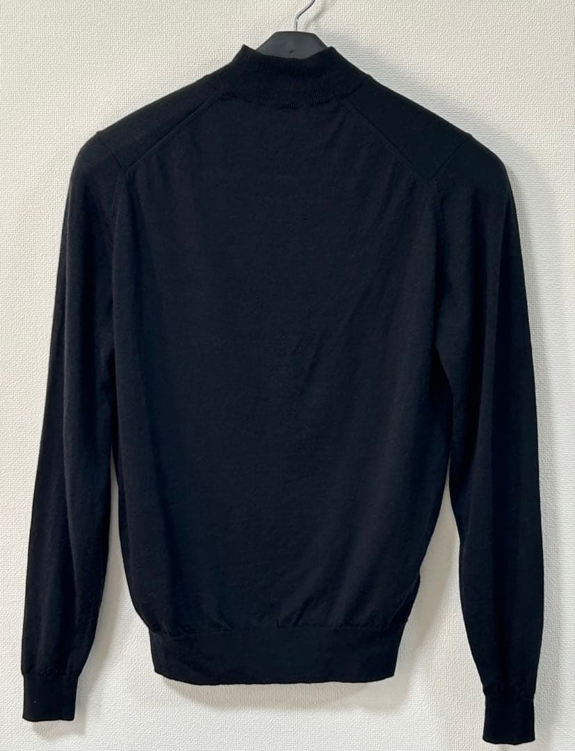 ジョンスメドレー　モックネック　ブラック