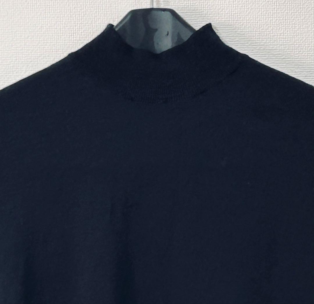 ジョンスメドレー　モックネック　ブラック