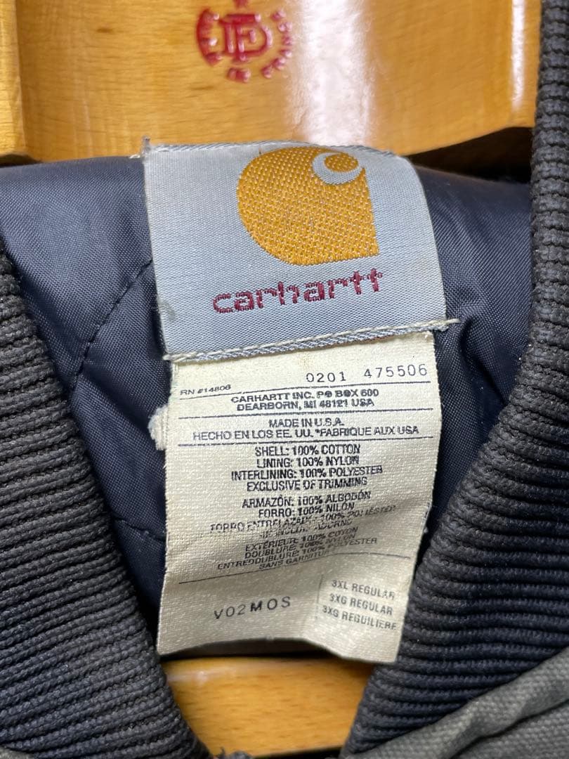 USA製 Carhartt Duck Vest カーハート ダック地 ベスト