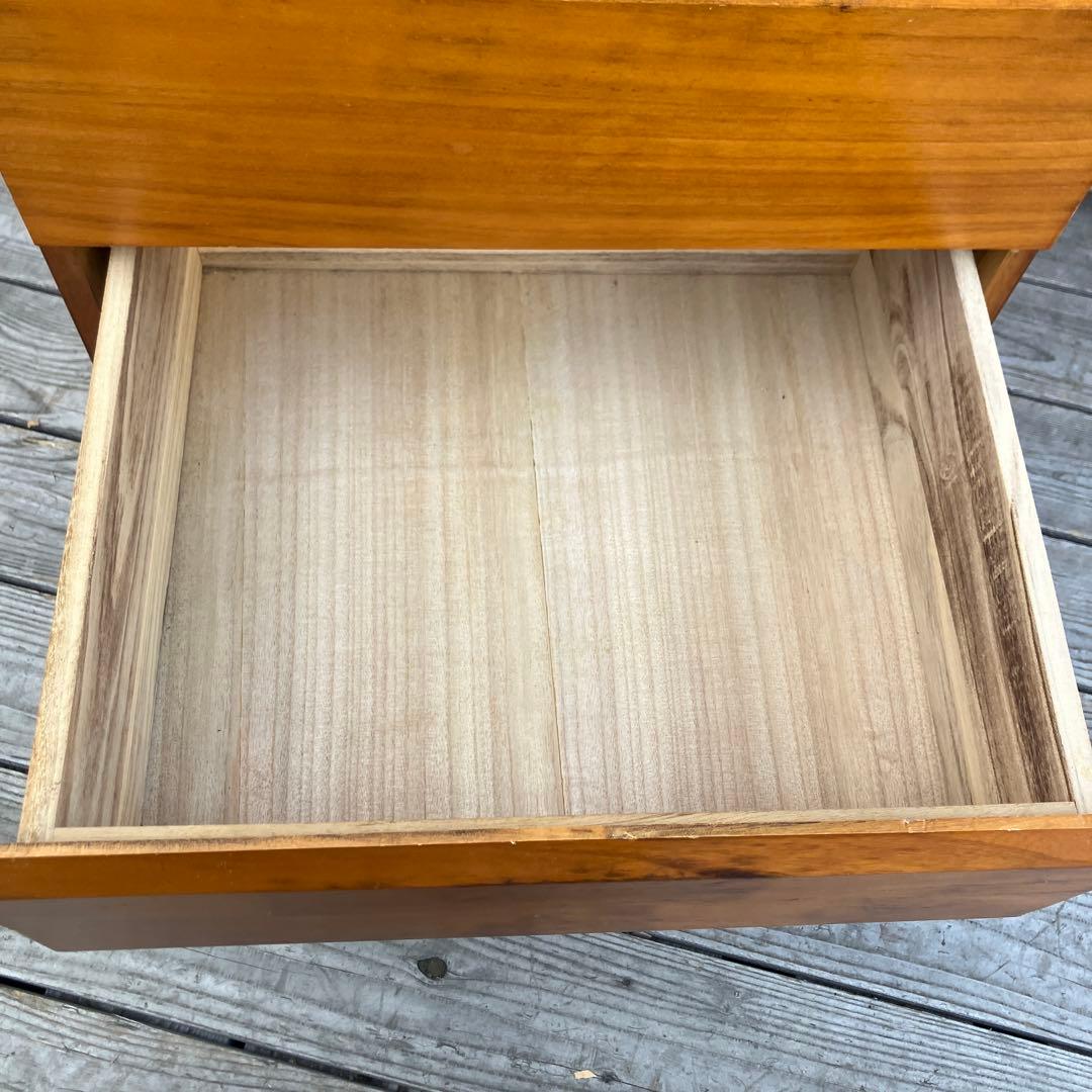 北欧レトロ 木製チェスト 5段 引き出し収納 古家具 古道具 クラシック