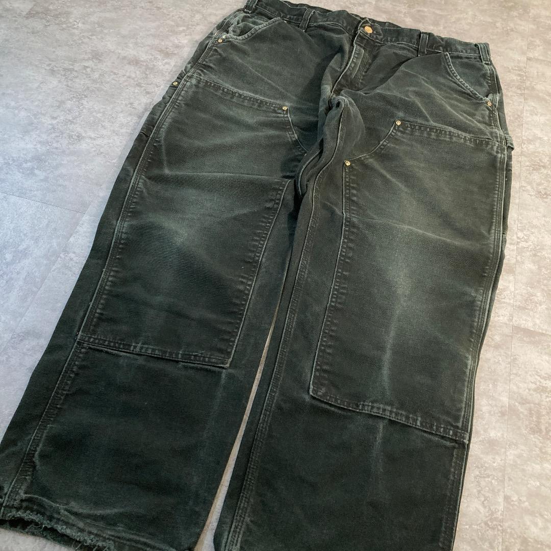 00s ブラック ダブルニー カーハート 38×30