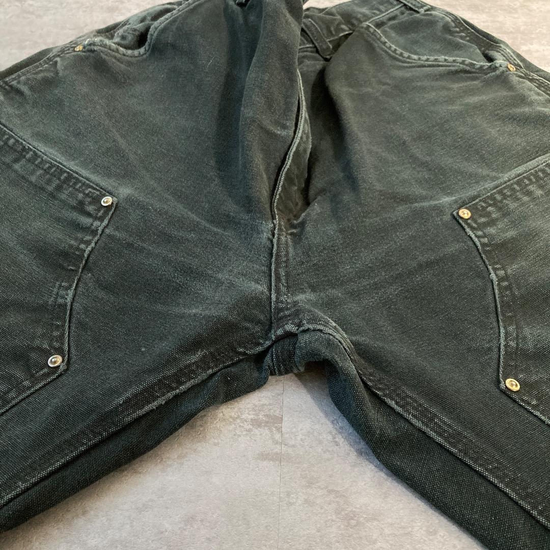 00s ブラック ダブルニー カーハート 38×30