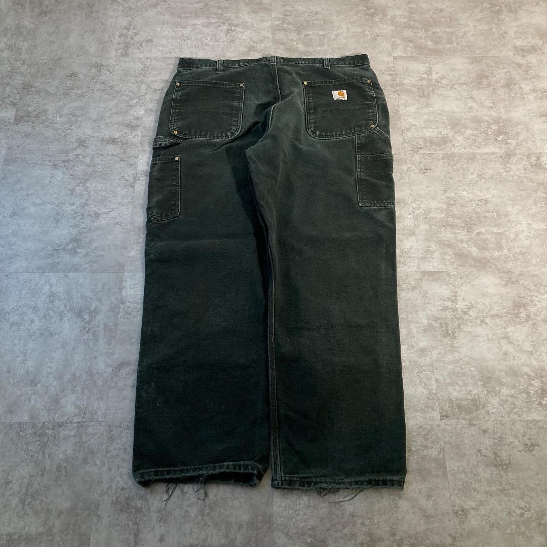 00s ブラック ダブルニー カーハート 38×30