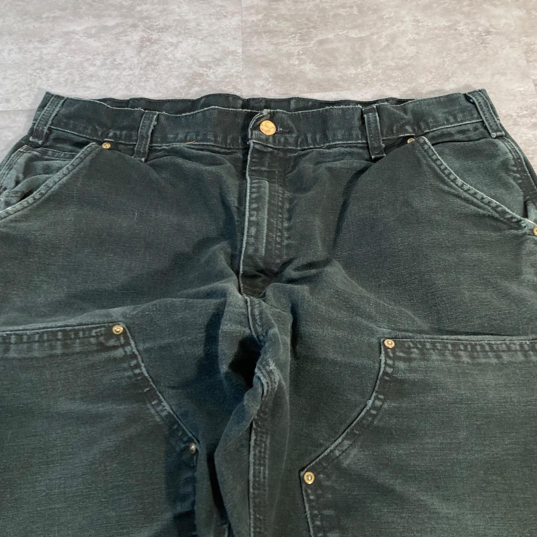 00s ブラック ダブルニー カーハート 38×30