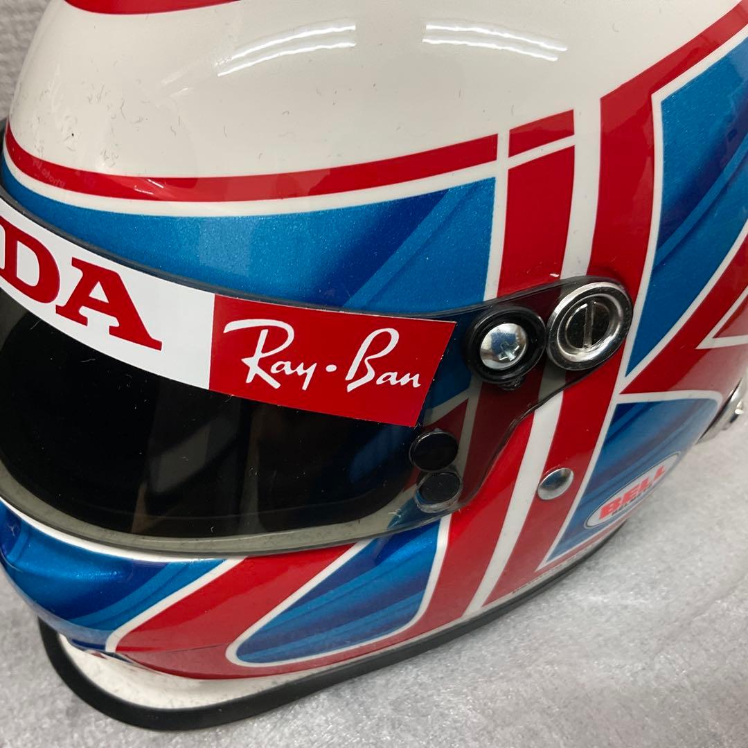 箱あり　ホンダ　ジェンソンバトン1/2ヘルメット F1