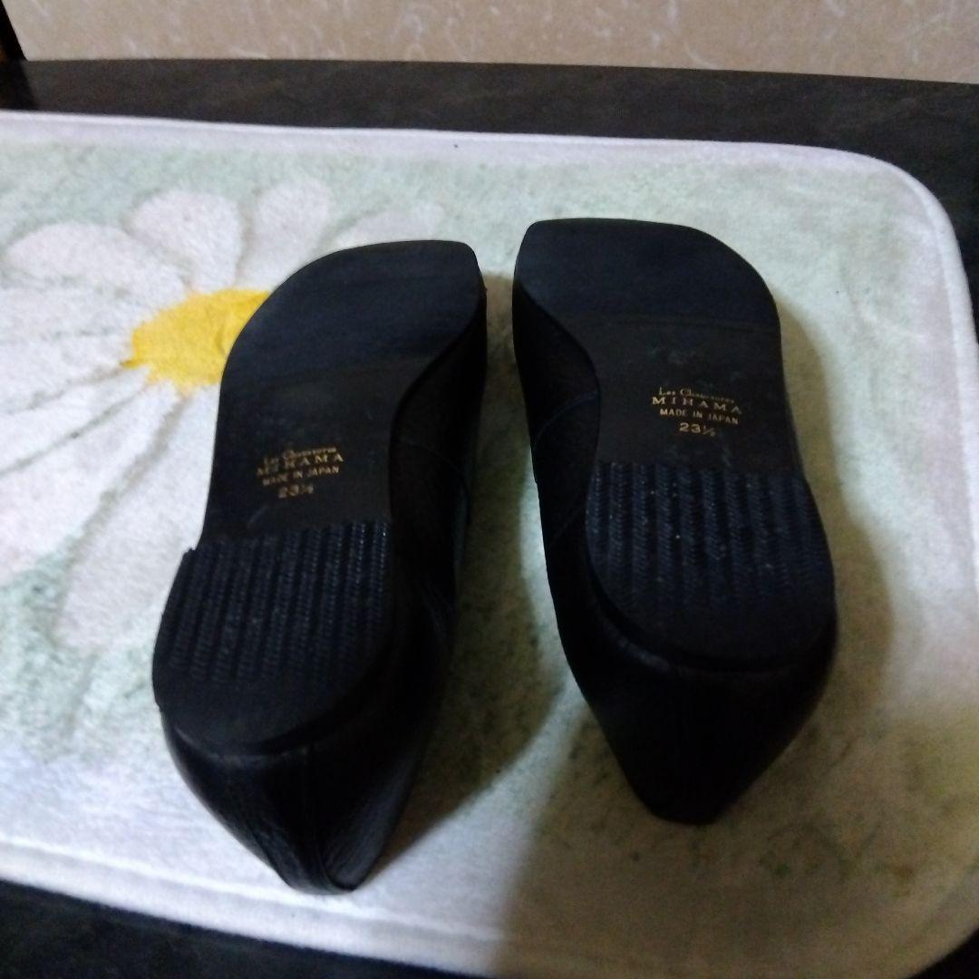 MIHAMA ブラック フラットシューズ 213　美品