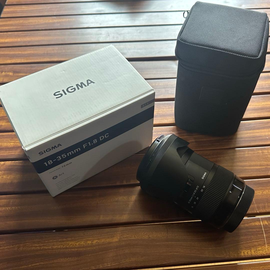 【最終値下】SIGMA 18-35mm F1.8 DC Canon用