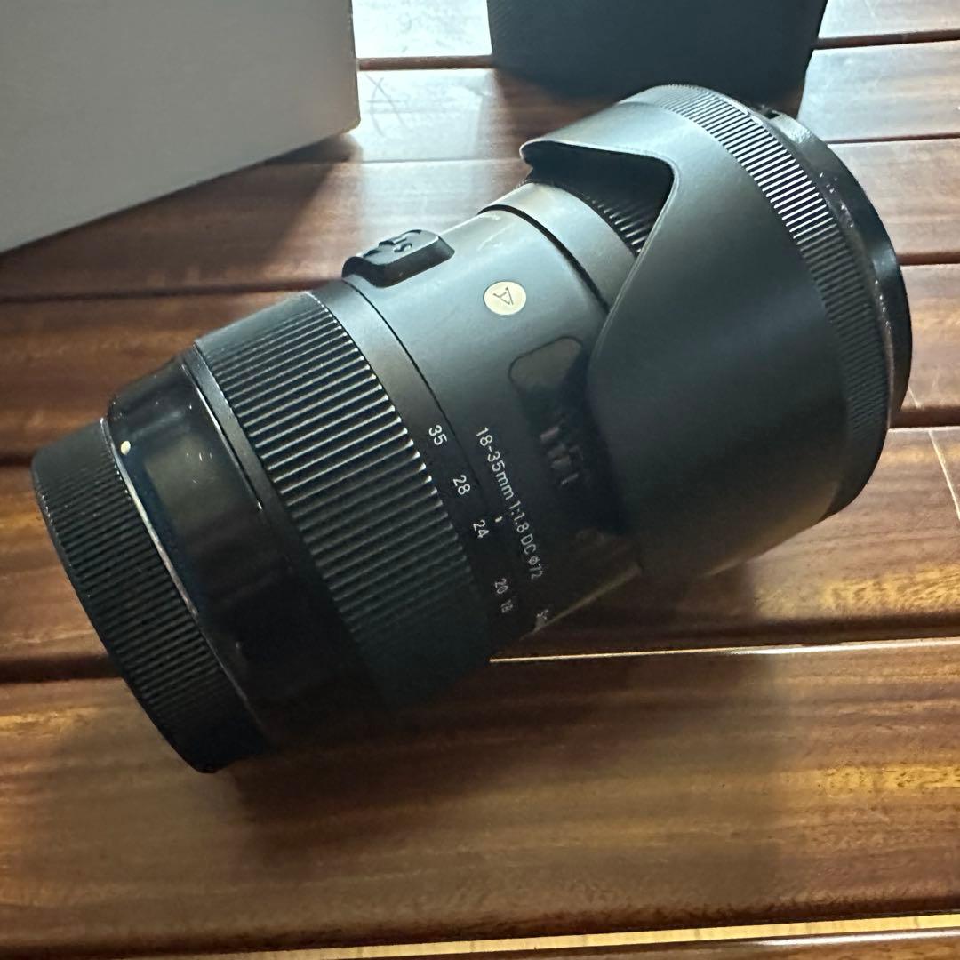【最終値下】SIGMA 18-35mm F1.8 DC Canon用