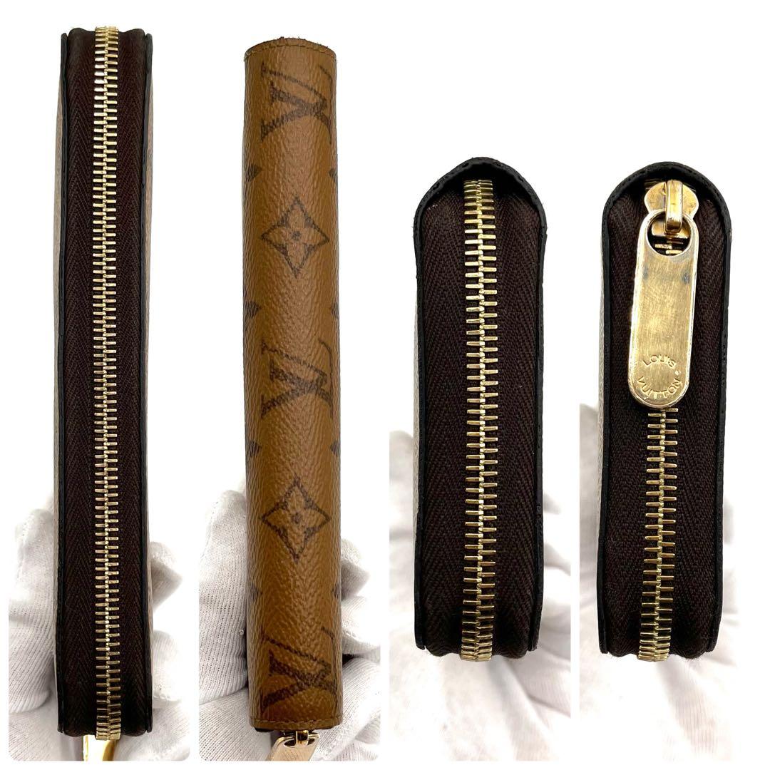 極美品 IC搭載 ルイヴィトン ジッピーウォレット モノグラムリバース 正規品