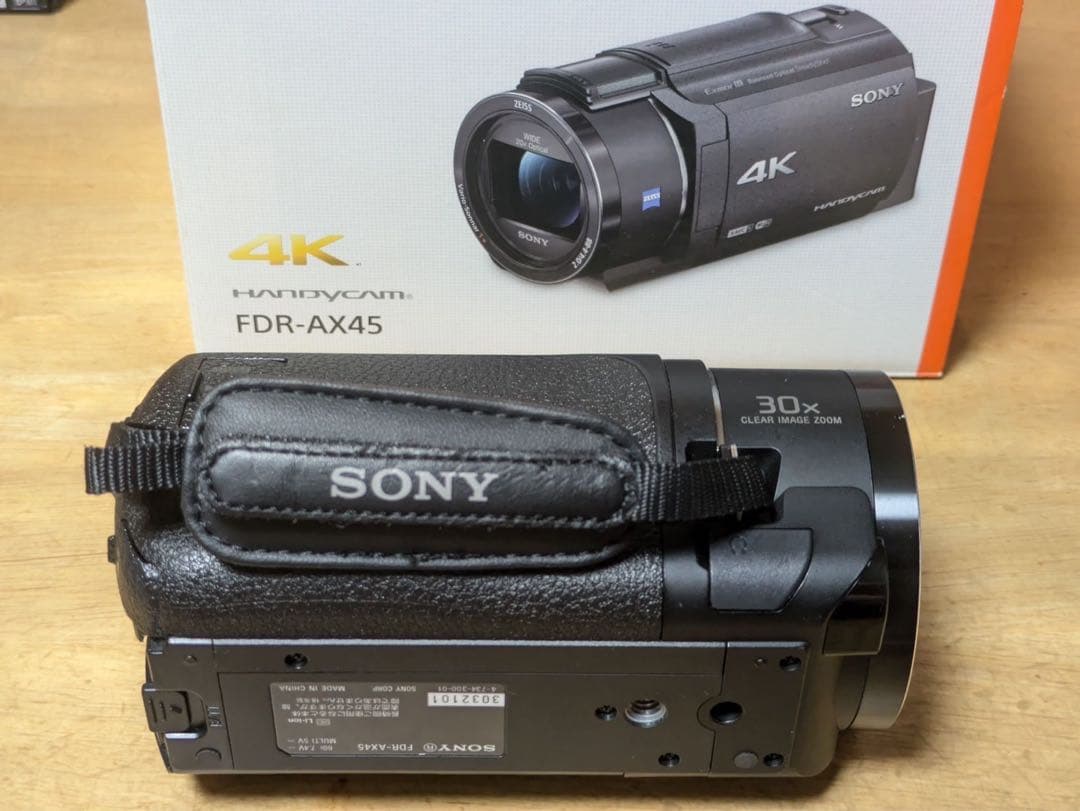 SONY 4Kビデオカメラ FDR-AX45 本体