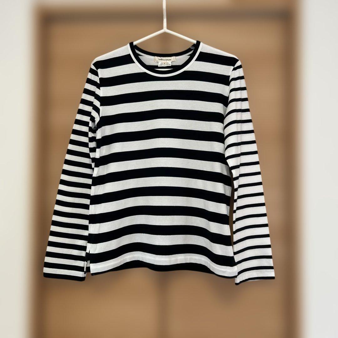 コムデギャルソン ボーダーカットソー