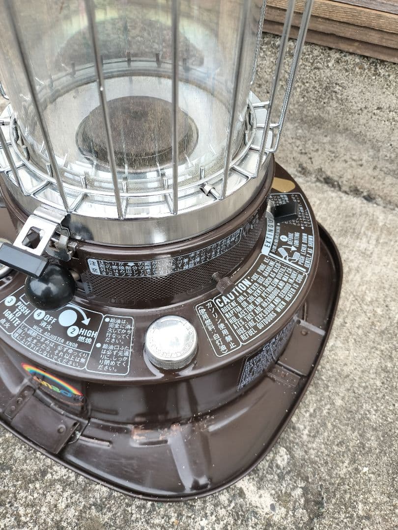 トヨトミ RAINBOW U.S.A. RB-2 石油ストーブ レトロ ブラウン