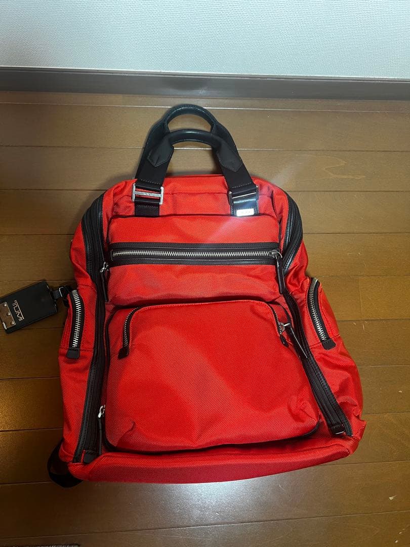 【極美品・希少】TUMI 22381 3WAYバックパック オレンジ 海外購入品