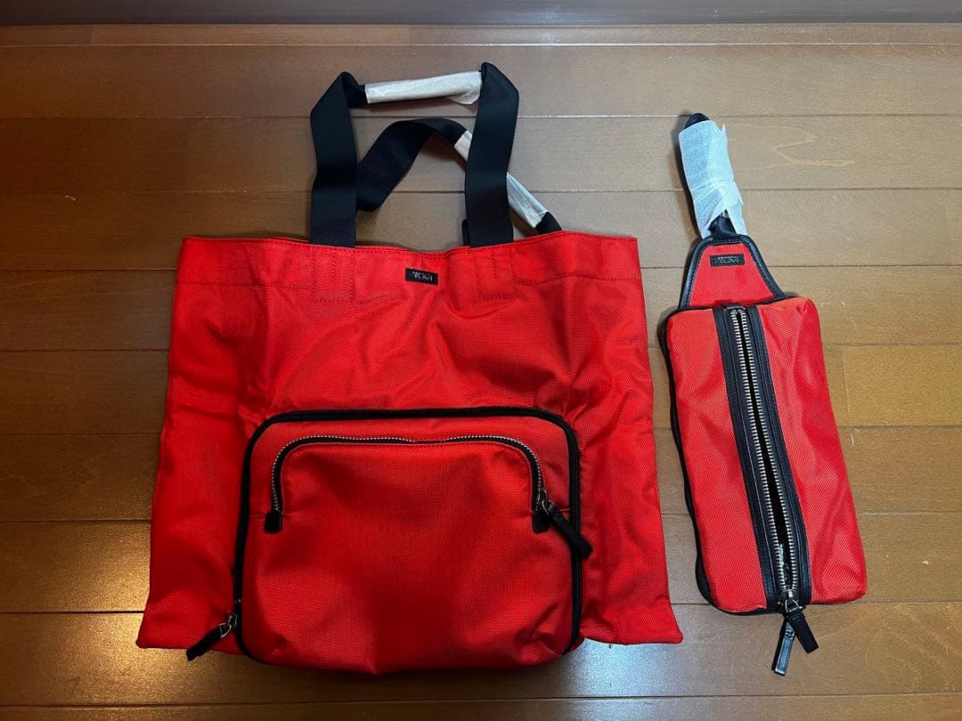 【極美品・希少】TUMI 22381 3WAYバックパック オレンジ 海外購入品